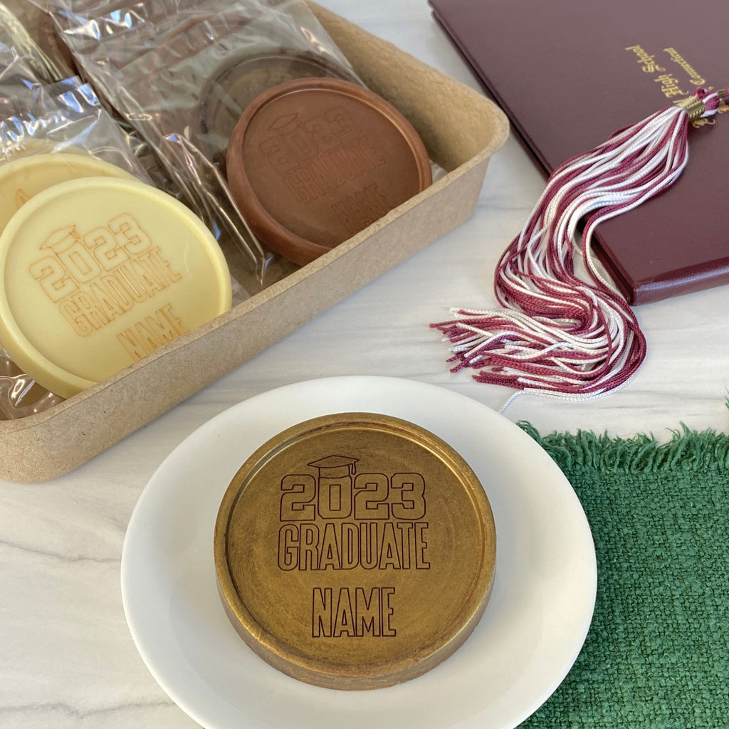 2023 Grad Personalized Chocolate Party Pack (Box of 12) Personalized custom custom engraved chocolate