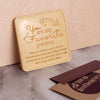 Favorite Person Personalized Chocolate Card Personalized custom custom engraved chocolate