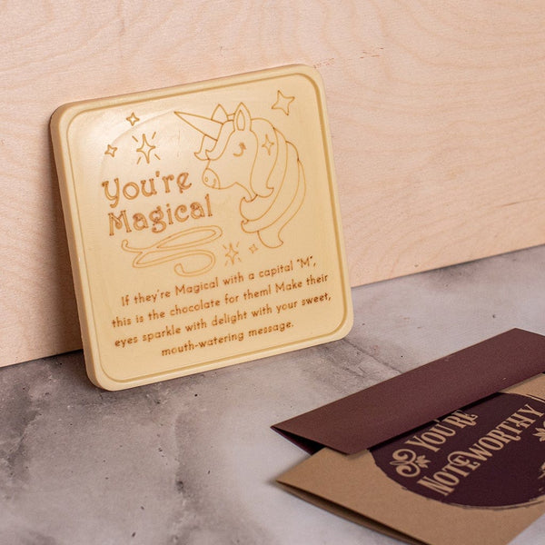 You're Magical Personalized Chocolate Card Personalized custom custom engraved chocolate