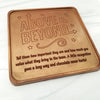 Noteworthy Chocolates Greetings Above and Beyond Personalized Chocolate Card