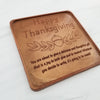 Noteworthy Chocolates Greetings Happy Thanksgiving Personalized Chocolate Card Personalized custom