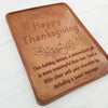 Noteworthy Chocolates Greetings Happy Thanksgiving Personalized Chocolate Certificate Personalized custom