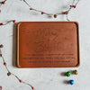 Merry and Bright Personalized Chocolate Certificate Personalized custom custom engraved chocolate