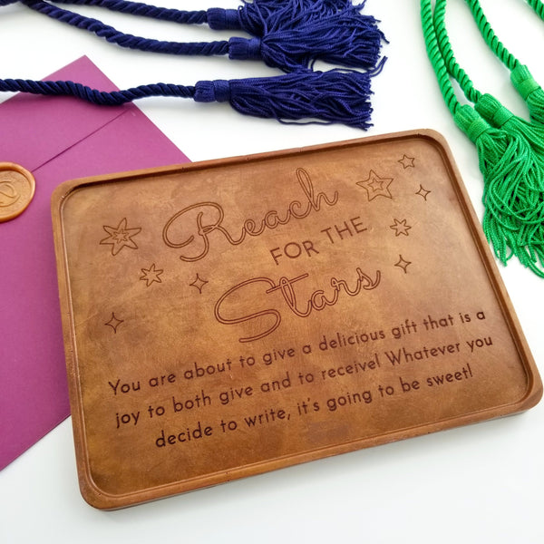 Noteworthy Chocolates Greetings Reach For The Stars Personalized Chocolate Certificate Personalized custom