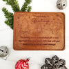 Noteworthy Chocolates Greetings Season's Greetings Snowman Personalized Chocolate Certificate Personalized