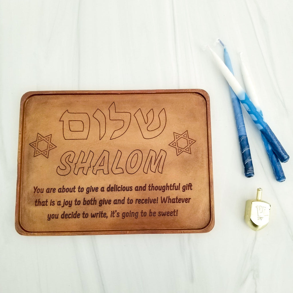 Noteworthy Chocolates Greetings Shalom Personalized Chocolate Certificate Personalized custom
