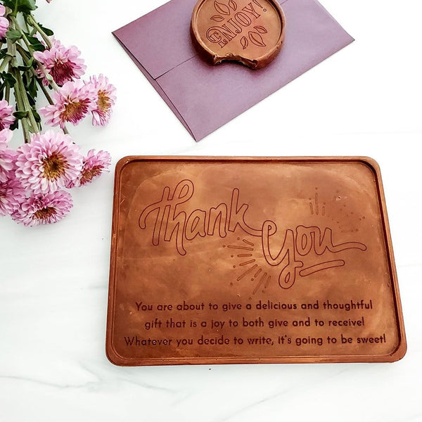 Noteworthy Chocolates Greetings Thank You Personalized Chocolate Certificate Personalized custom