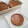 Trophy Personalized Chocolate Medallions - Box of 12 Personalized custom custom engraved chocolate