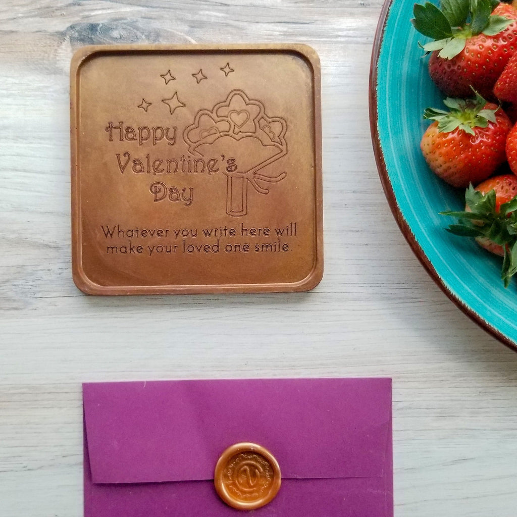 Noteworthy Chocolates Greetings Happy Valentine's Day Bouquet Personalized Chocolate Note You're Magical Note Custom Chocolate Note Personalized