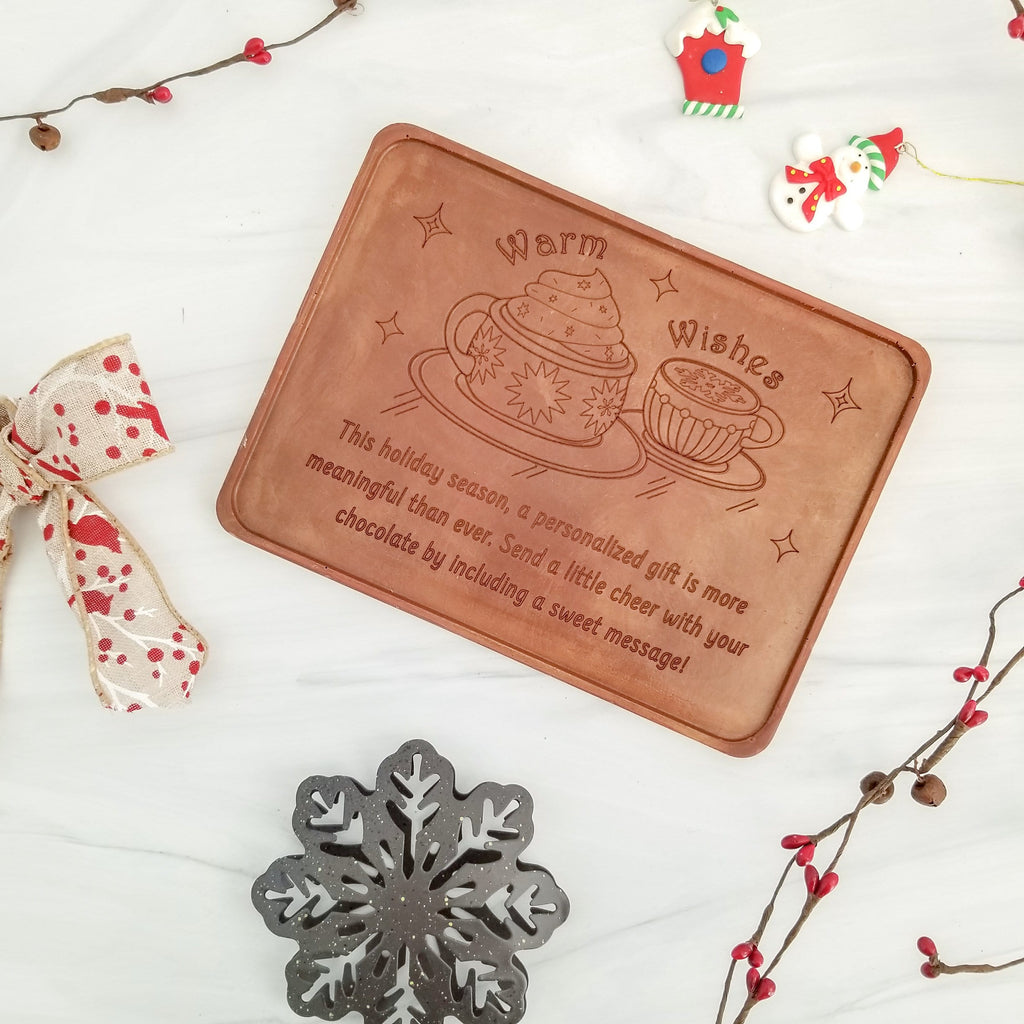 Noteworthy Chocolates Greetings Warm Wishes Personalized Chocolate Certificate Personalized
