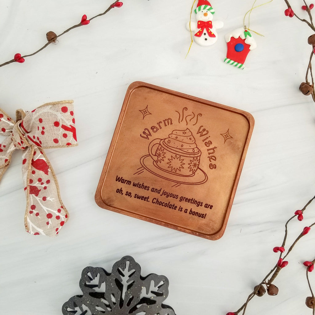 Noteworthy Chocolates Greetings Warm Wishes Personalized Chocolate Note Personalized