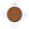 Noteworthy Chocolates Greetings With Appreciation Personalized Chocolate Medallions - Box of 3 Personalized