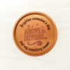 Noteworthy Chocolates Greetings Above and Beyond Personalized Chocolate Medallions - Box of 3 Personalized