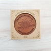 Noteworthy Chocolates Greetings Bee Well Personalized Chocolate Medallions - Box of 3 Personalized