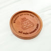 Noteworthy Chocolates Greetings Birthday Cake Personalized Chocolate Medallions - Box of 3 Personalized
