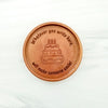 Noteworthy Chocolates Greetings Birthday Cake Personalized Chocolate Medallions - Box of 3 Personalized