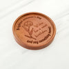 Noteworthy Chocolates Greetings Birthday Flowers Personalized Chocolate Medallions - Box of 3 Personalized