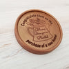 Noteworthy Chocolates Greetings Bloom Where You're Planted Personalized Chocolate Medallions - Box of 3 Personalized custom