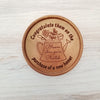 Noteworthy Chocolates Greetings Bloom Where You're Planted Personalized Chocolate Medallions - Box of 3 Personalized custom