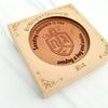 Noteworthy Chocolates Greetings Dreidel Personalized Chocolate Medallions - Box of 3 Personalized custom