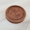 Noteworthy Chocolates Greetings Feel Better Bear Personalized Chocolate Medallions - Box of 3 Personalized
