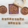 Noteworthy Chocolates Greetings Feel Better Bear Personalized Chocolate Medallions - Box of 3 Personalized