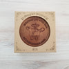 Noteworthy Chocolates Greetings Feel Better Bear Personalized Chocolate Medallions - Box of 3 Personalized