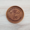 Noteworthy Chocolates Greetings Feel Better Bear Personalized Chocolate Medallions - Box of 3 Personalized