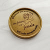 Noteworthy Chocolates Greetings Future Is Female Personalized Chocolate Medallions - Box of 3 Personalized custom