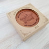 Noteworthy Chocolates Greetings Hang In There Personalized Chocolate Medallions - Box of 3 Personalized