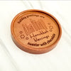 Noteworthy Chocolates Greetings Hanukkah Blessings Personalized Chocolate Medallions - Box of 3 Personalized custom