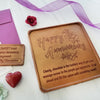 Noteworthy Chocolates Greetings Happy Anniversary Personalized Chocolate Card Personalized