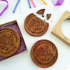 Noteworthy Chocolates Greetings Happy Birthday Personalized Chocolate Medallions - Box of 3 Personalized custom