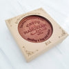 Noteworthy Chocolates Greetings Happy Hanukkah Personalized Chocolate Medallions - Box of 3 Personalized custom