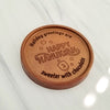 Noteworthy Chocolates Greetings Happy Hanukkah Stars Personalized Chocolate Medallions - Box of 3 Personalized custom