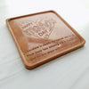 Noteworthy Chocolates Greetings Happy Mother's Day Heart Chocolate Card Personalized custom