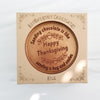 Noteworthy Chocolates Greetings Happy Thanksgiving Personalized Chocolate Medallions - Box of 3 Personalized