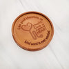 Noteworthy Chocolates Greetings Health Care Work of Heart Chocolate Medallions - Box of 3 Personalized