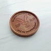 Noteworthy Chocolates Greetings Hip Hop Personalized Chocolate Medallions - Box of 3 Personalized custom