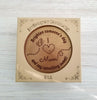 Noteworthy Chocolates Greetings I Heart Mom Chocolate Medallions - Box of 3 Personalized