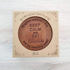Noteworthy Chocolates Greetings Keep Calm Personalized Chocolate Medallions - Box of 3 Personalized custom