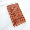 Love Is A Song Impression Favors (24 pcs.) Personalized custom custom engraved chocolate