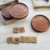 Noteworthy Chocolates Greetings Love You S'more Personalized Chocolate Medallions - Box of 3 Personalized