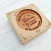 Noteworthy Chocolates Greetings Merry Everything Personalized Chocolate Medallions - Box of 3 Personalized
