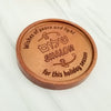 Noteworthy Chocolates Greetings Shalom Personalized Chocolate Medallions - Box of 3 Personalized custom