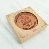 Noteworthy Chocolates Greetings Shalom Personalized Chocolate Medallions - Box of 3 Personalized custom