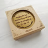 Noteworthy Chocolates Greetings Show Up Every Day Personalized Chocolate Medallions - Box of 3 Personalized custom
