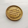 Noteworthy Chocolates Greetings Show Up Every Day Personalized Chocolate Medallions - Box of 3 Personalized custom