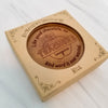 Noteworthy Chocolates Greetings Teachers Inspire Chocolate Medallions - Box of 3 Personalized