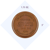 Thanks A Latte Personalized Chocolate Medallions - Box of 3 Personalized custom custom engraved chocolate